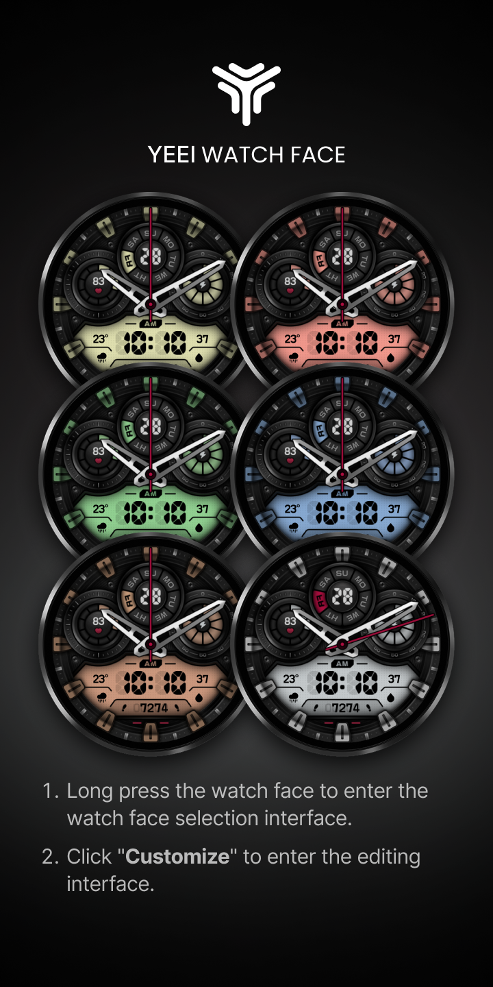LCD Techno: Watch Face Android Screenshot 3