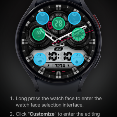 LCD Techno: Watch Face Android Screenshot 4