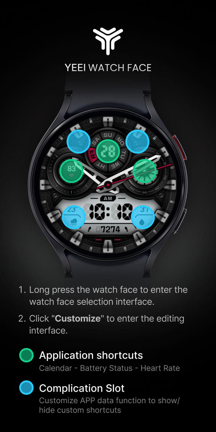 LCD Techno: Watch Face Android Screenshot 4