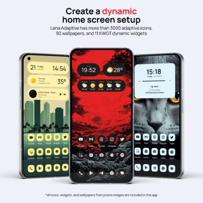 Lena Adaptive Icon Pack Android Screenshot