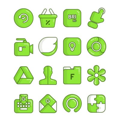 Lime - icon pack Android Screenshot 2