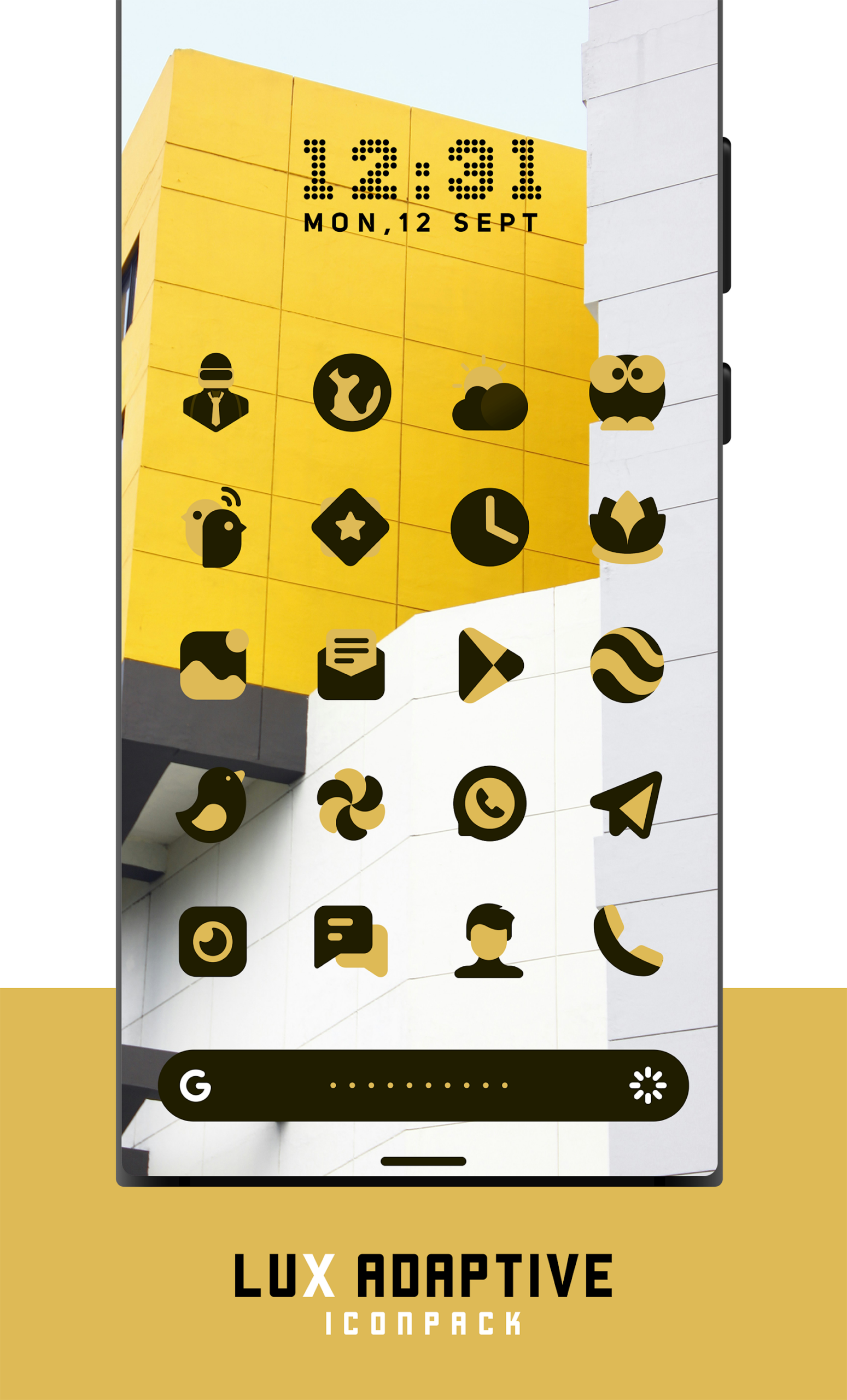 LuX : Adaptive Icon pack Android Screenshot 3