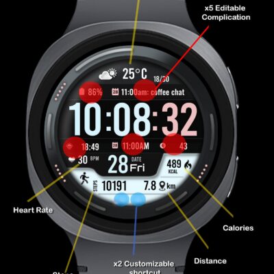 ML2U 101b Watch Face Android Screenshot 3