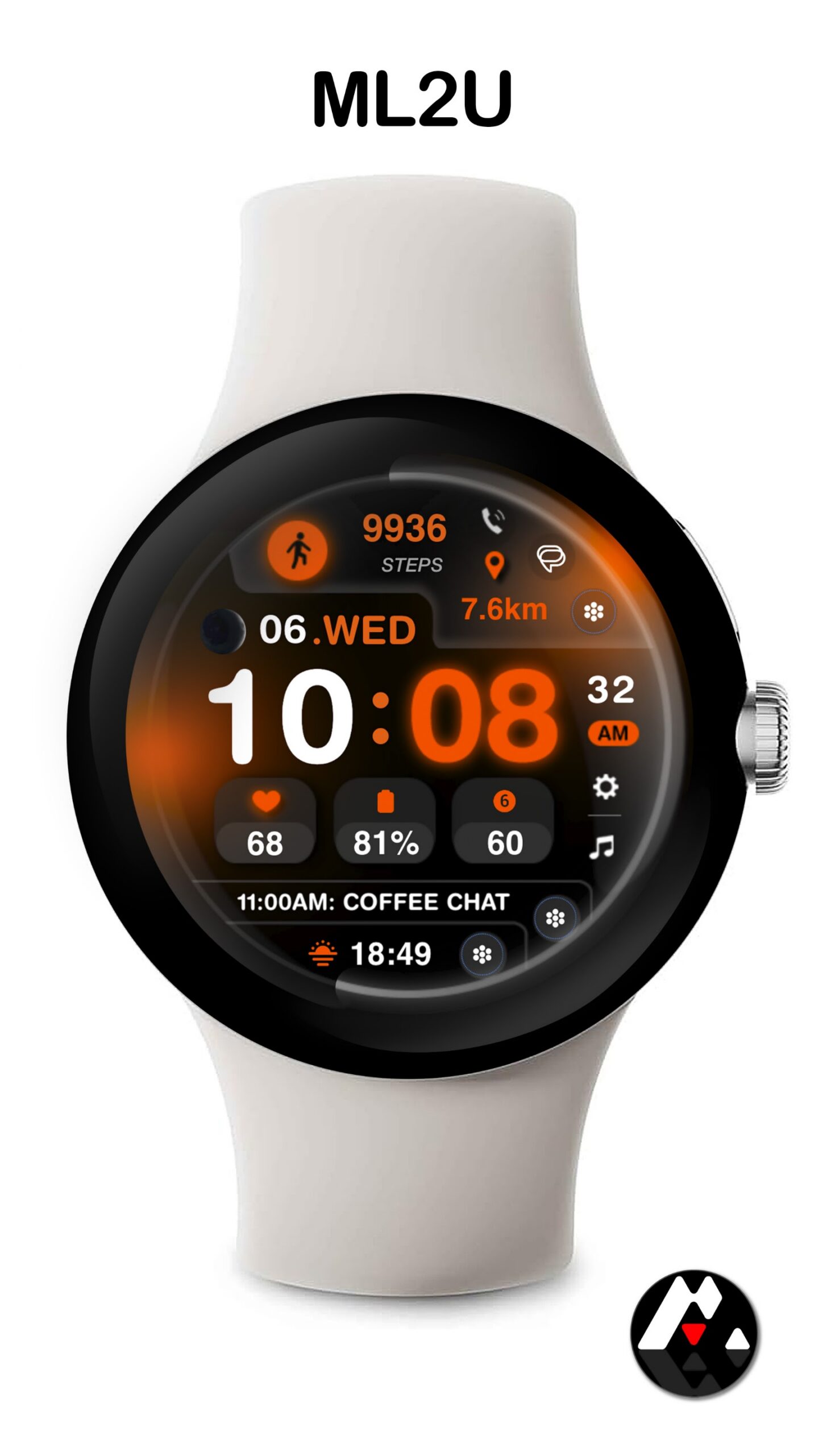 ML2U 175 Watch Face Android Screenshot 4