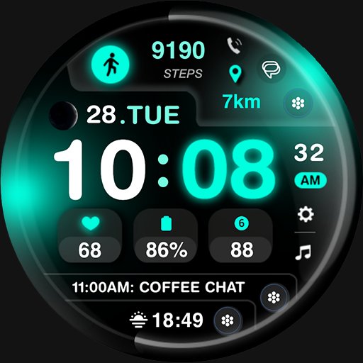 ML2U 175 Watch Face Android Screenshot