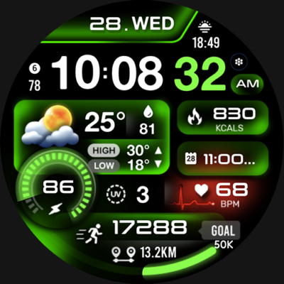ML2U 261 Watch Face Android Screenshot