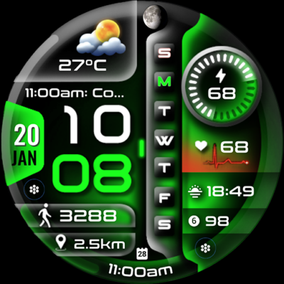 ML2U 266 Watch Face Android Screenshot