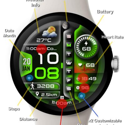 ML2U 266 Watch Face Android Screenshot 3