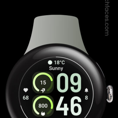 Main Goals Watch Face Android Screenshot 2