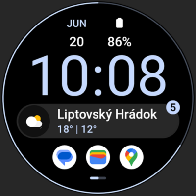 Material 3: Watch face Android Screenshot
