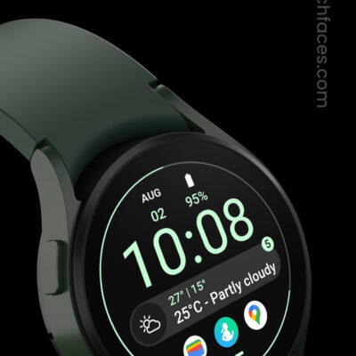 Material 3: Watch face Android Screenshot 2