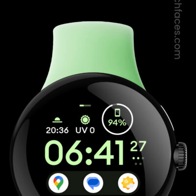 Material 4: Watch face Android Screenshot 2