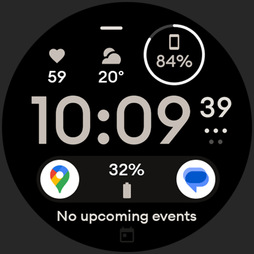 Material 4: Watch face Android Screenshot