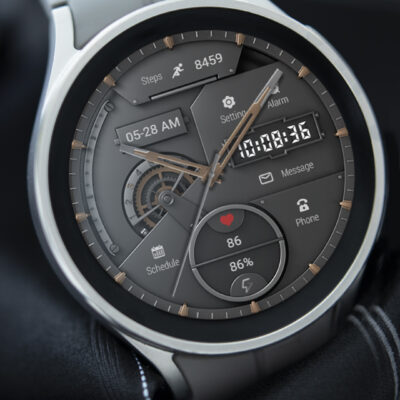 Mechanical Dark Gold ZKinWatch Android Screenshot 3