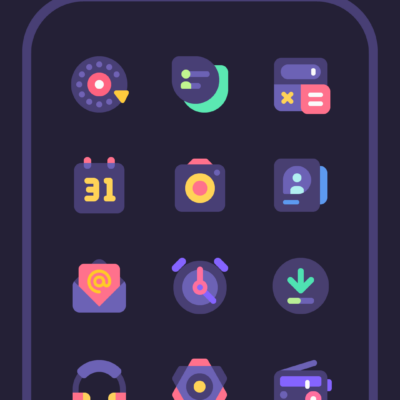 Mello Night Icon Pack Android Screenshot 3