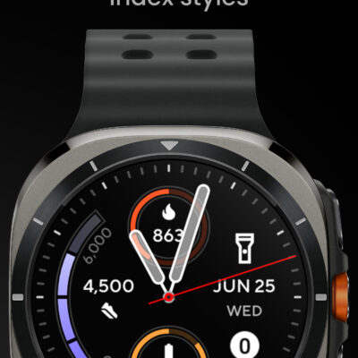 Minimal Watch face Android Screenshot 3