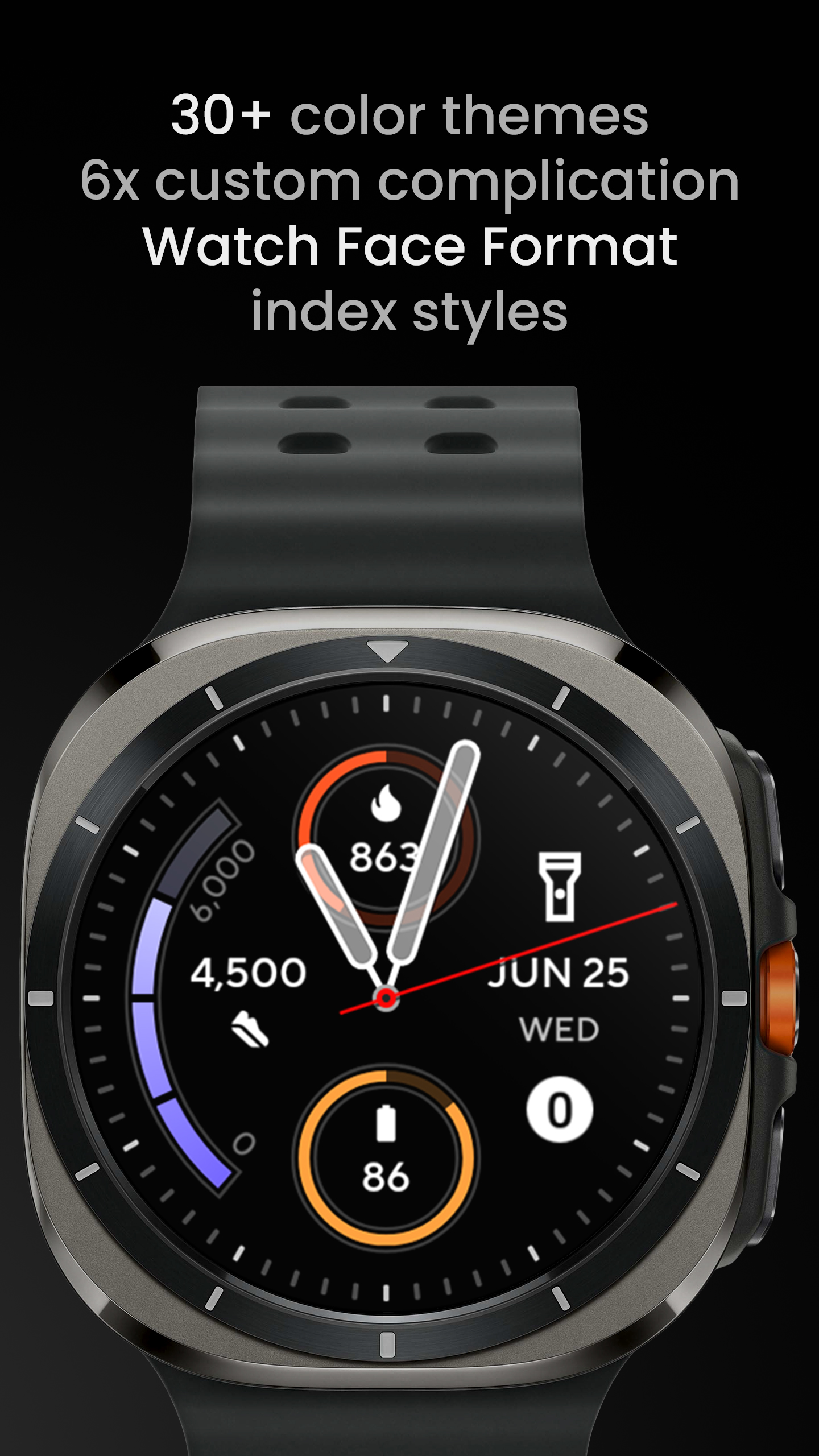 Minimal Watch face Android Screenshot 3