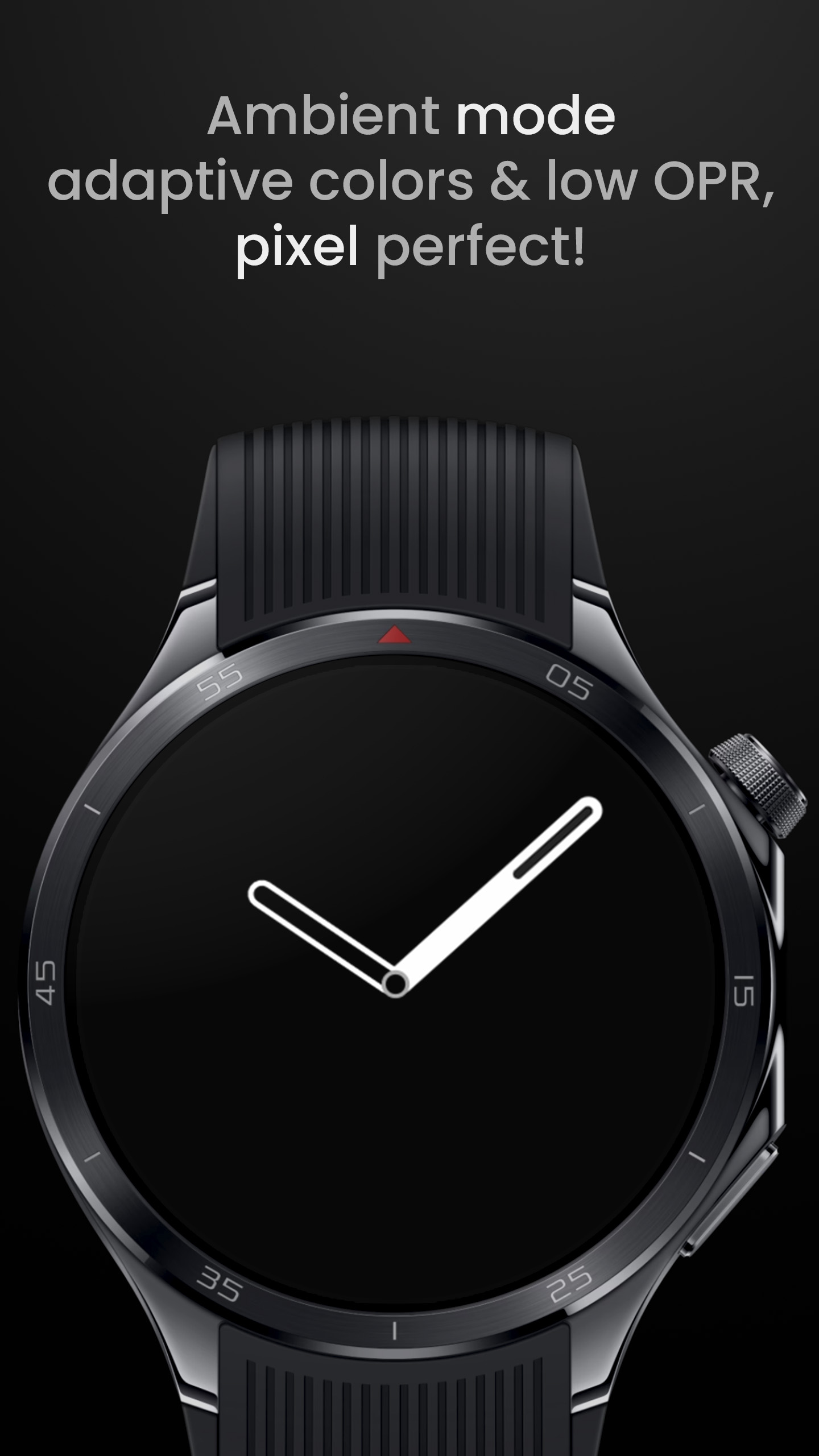 Minimal Watch face Android Screenshot 4
