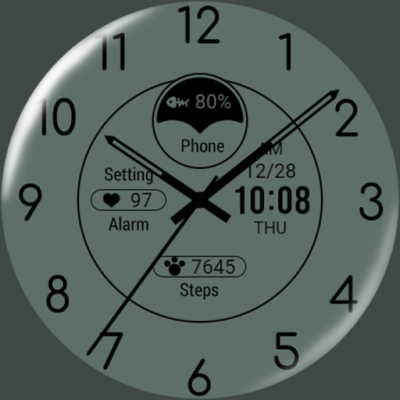 Multicolor ZKin Watch Android Screenshot