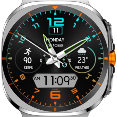 NTV439 - Hybrid watch face Android Screenshot
