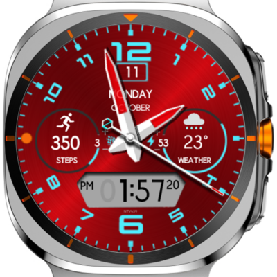 NTV439 - Hybrid watch face Android Screenshot 4