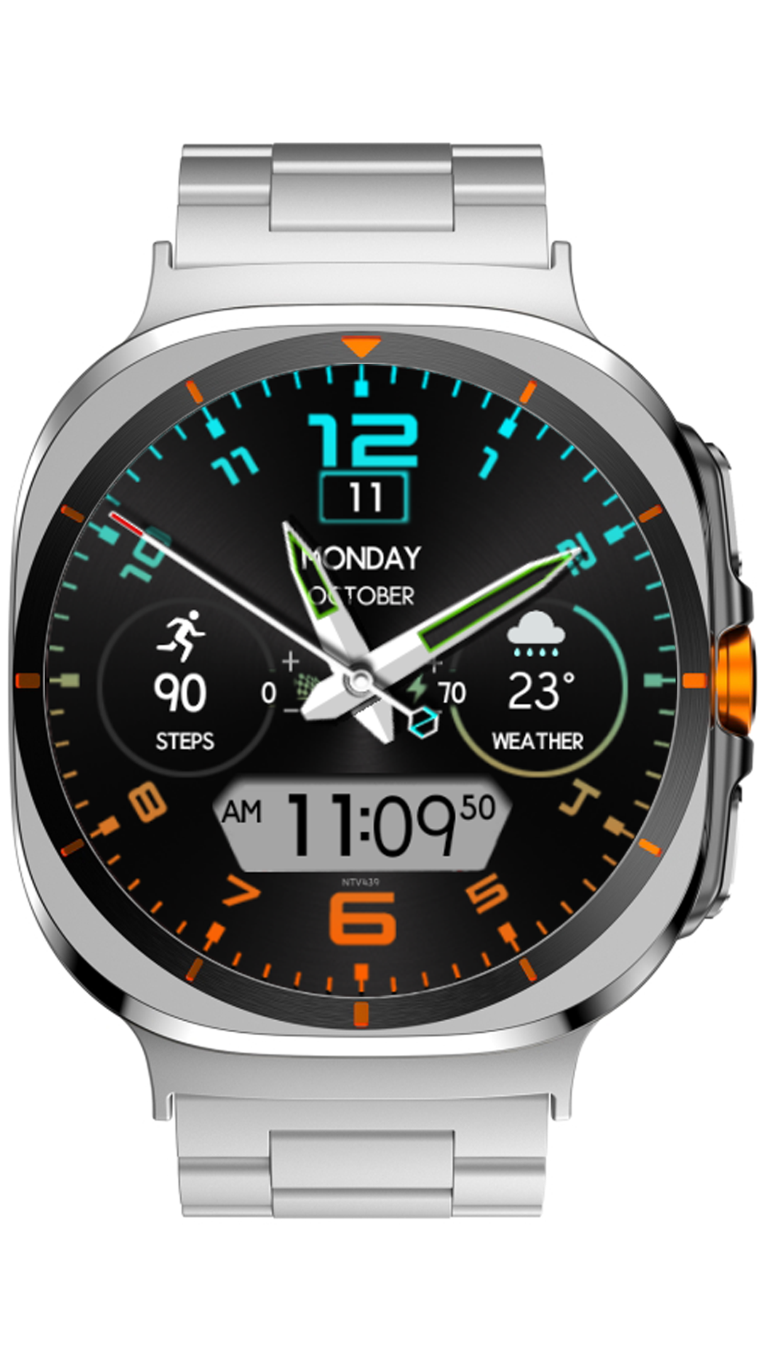 NTV439 - Hybrid watch face Android Screenshot