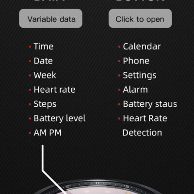 Night Moon ZKin Watch Android Screenshot 3