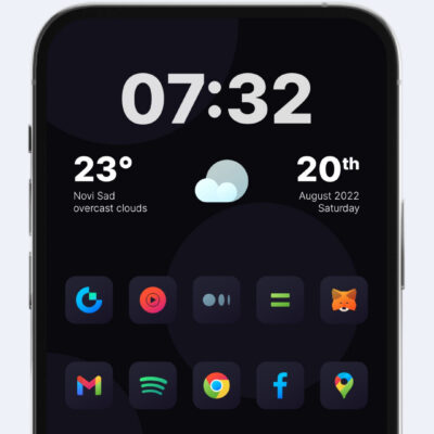 Nova Dark Icon Pack Android Screenshot 2