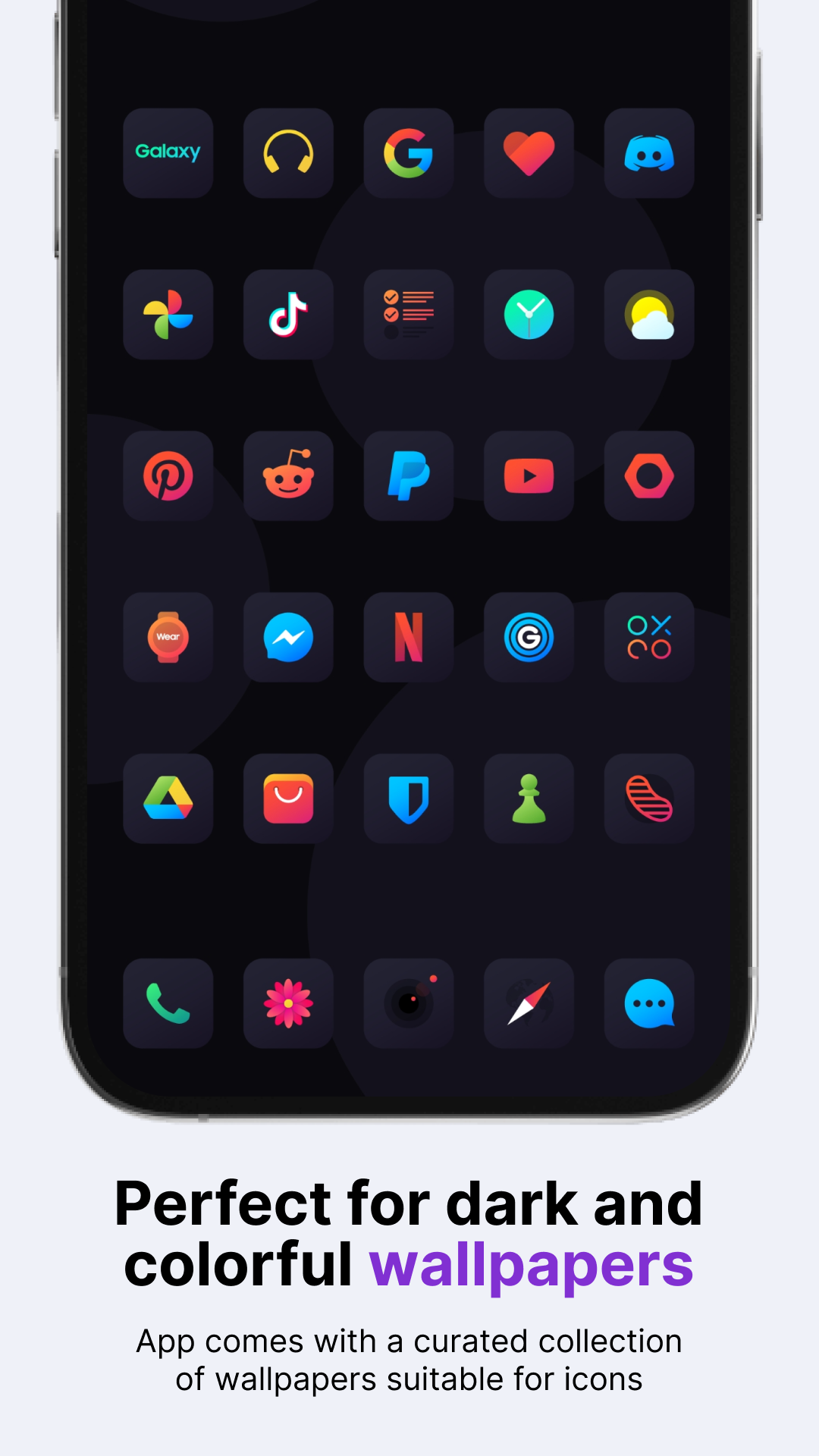 Nova Dark Icon Pack Android Screenshot 3