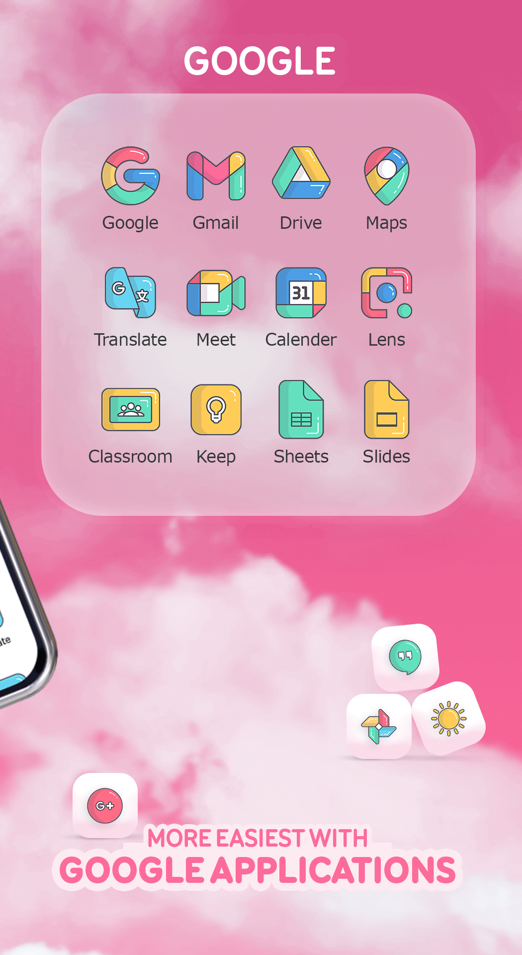 Olympia - Cartoon Icons Pack Android Screenshot 3