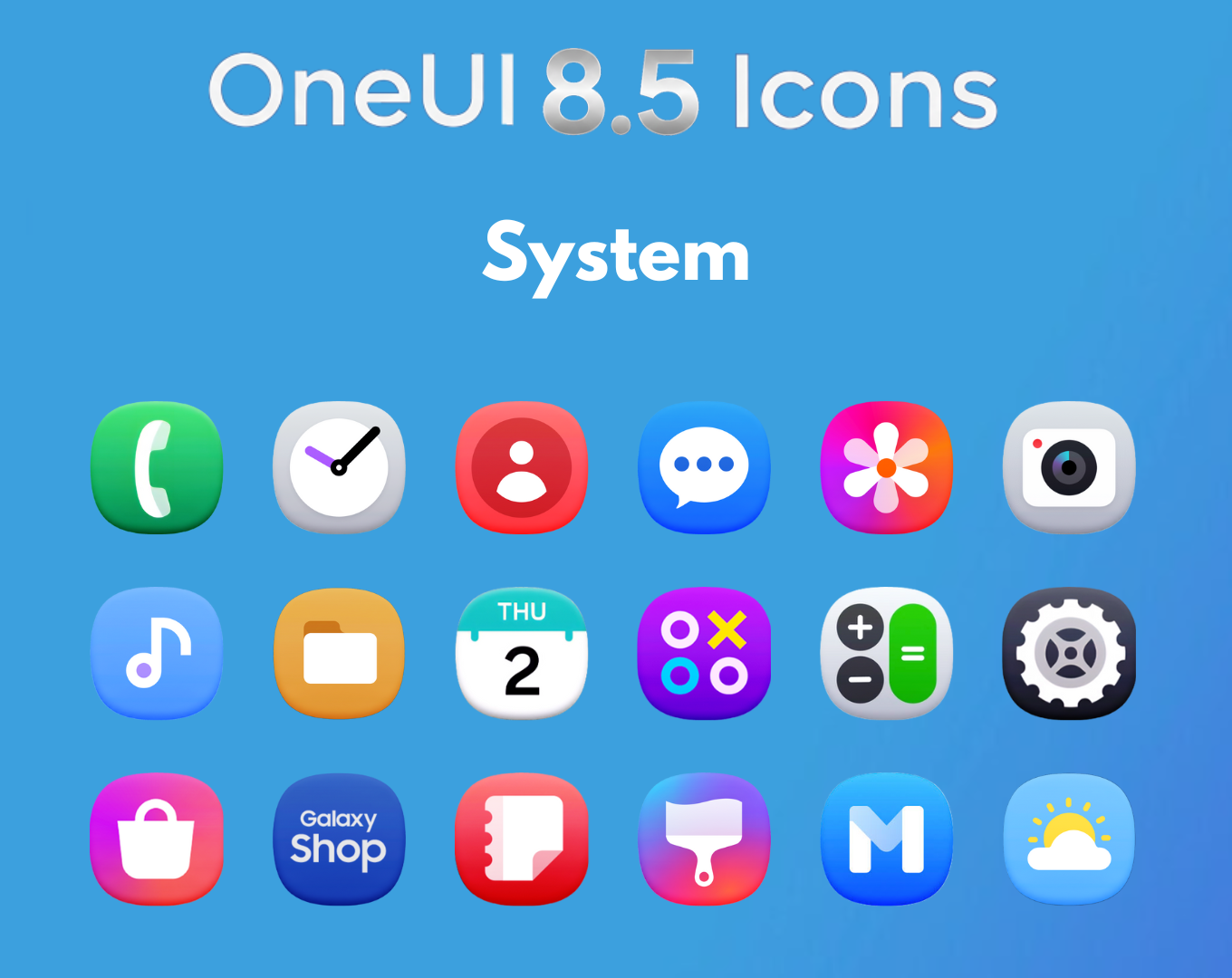 OneUI 8.5 Icons Android Screenshot 2