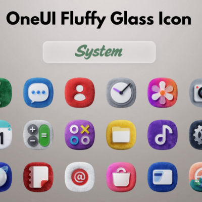 OneUI Fluffy Glass Icons Android Screenshot 2