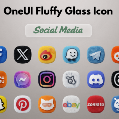 OneUI Fluffy Glass Icons Android Screenshot 4