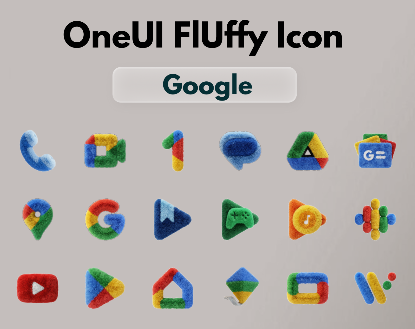 OneUI Fluffy Icons Android Screenshot 3