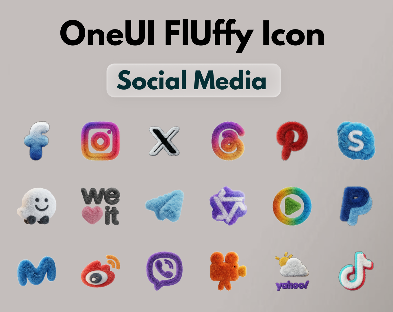 OneUI Fluffy Icons Android Screenshot 4