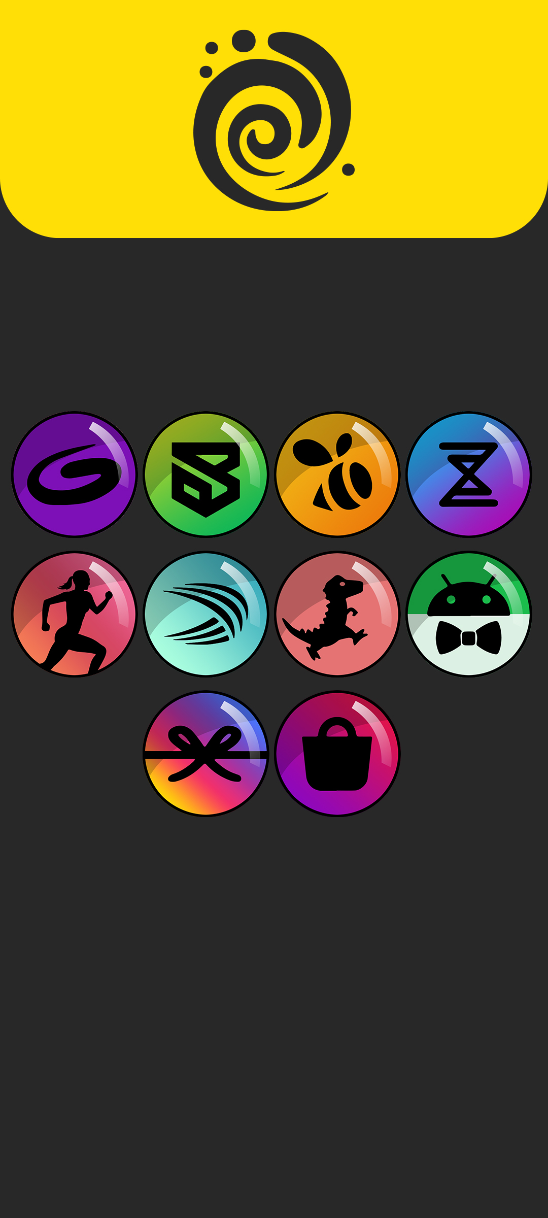 Onyx - Icon Pack Android Screenshot 3
