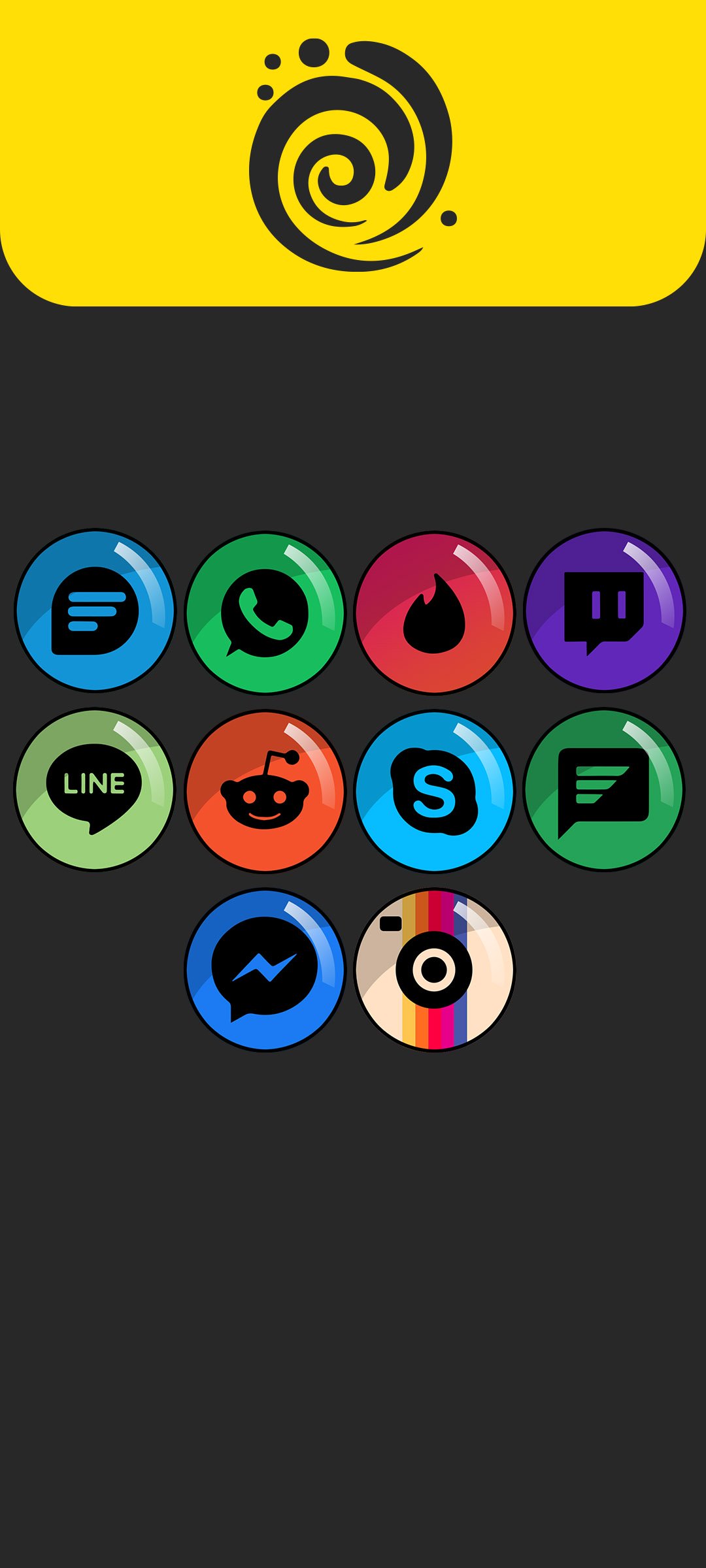Onyx - Icon Pack Android Screenshot 4