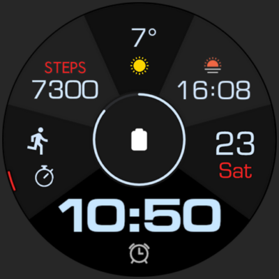 Parts Watch Face Android Screenshot