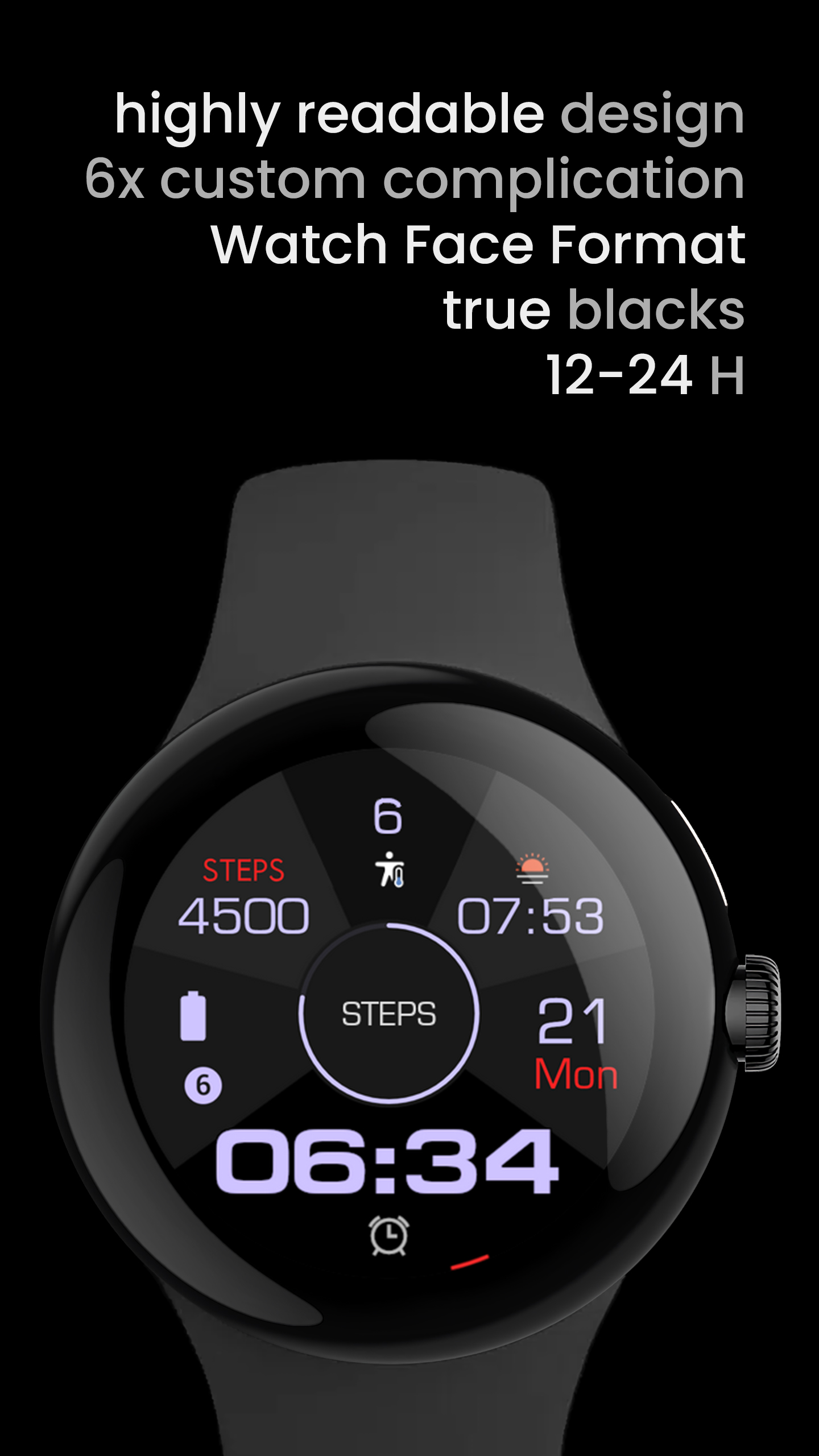 Parts Watch Face Android Screenshot 3