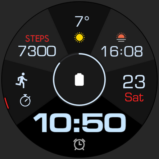 Parts Watch Face Android Screenshot