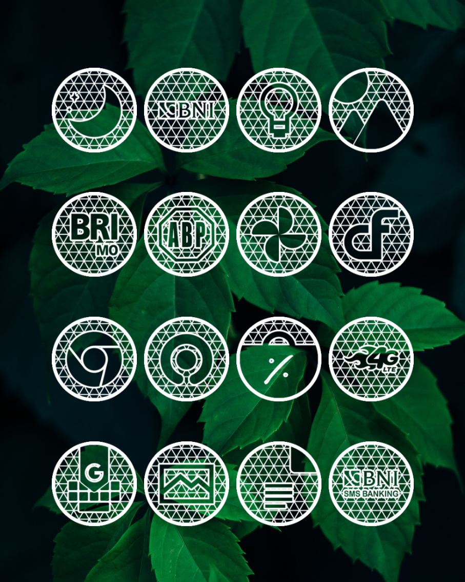 Pixel Net White - Icon Pack Android Screenshot 2