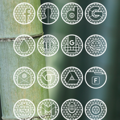 Pixel Net White - Icon Pack Android Screenshot 3