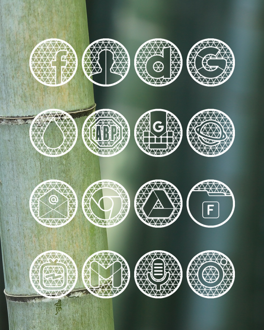Pixel Net White - Icon Pack Android Screenshot 3