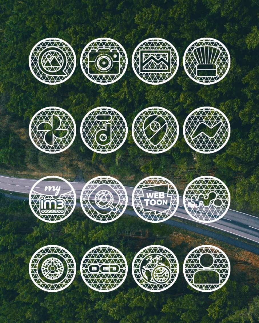 Pixel Net White - Icon Pack Android Screenshot 4