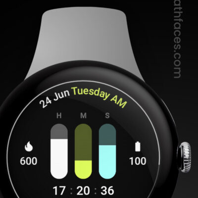 Progress Watch face Android Screenshot 2