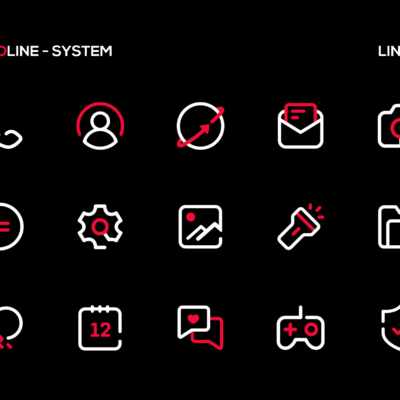 RedLine Icon Pack : LineX Android Screenshot 3