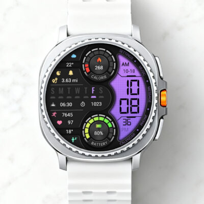 【Retro】Half Purple LCD Android Screenshot 3