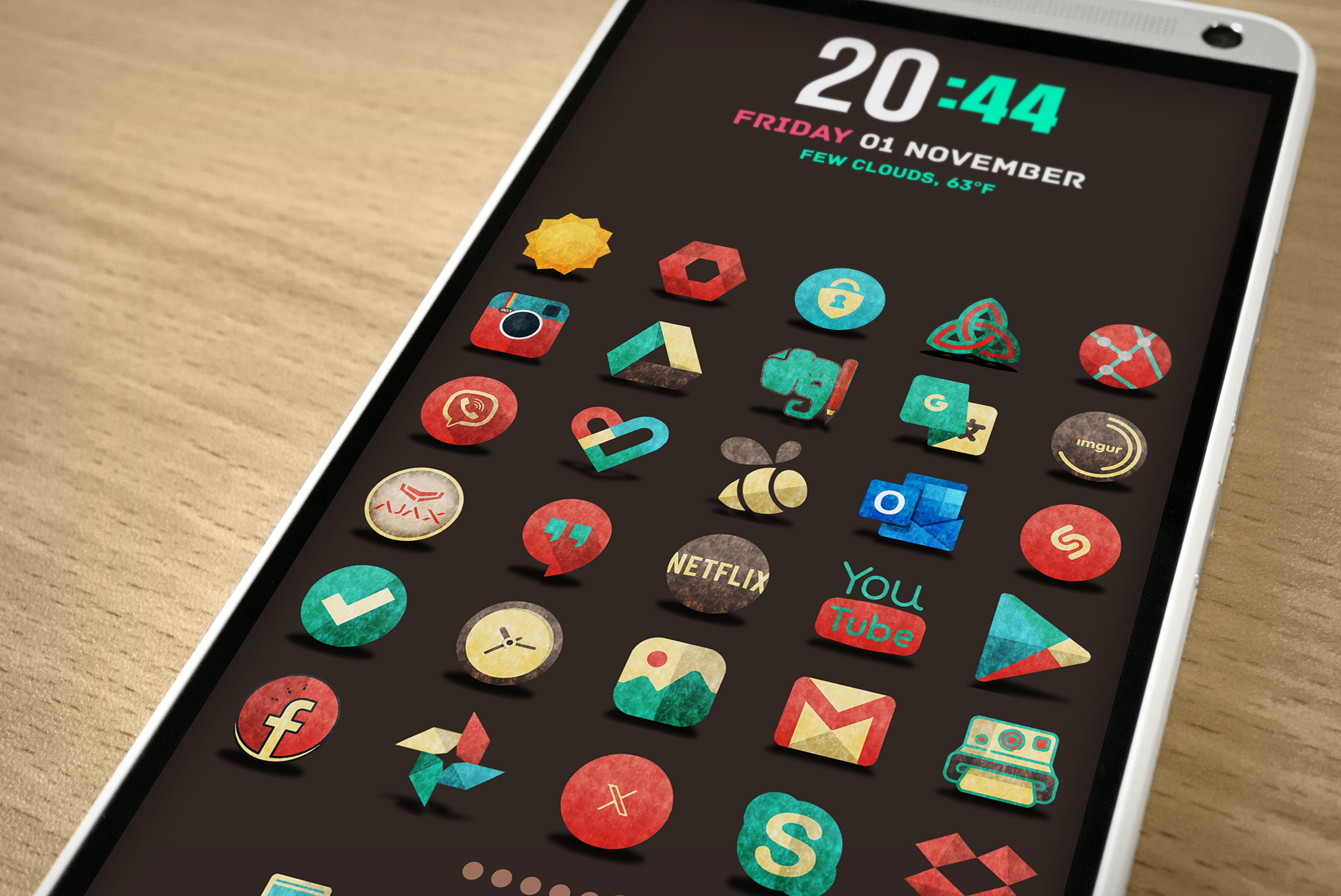 Retron-UI Icon Pack Android Screenshot 2