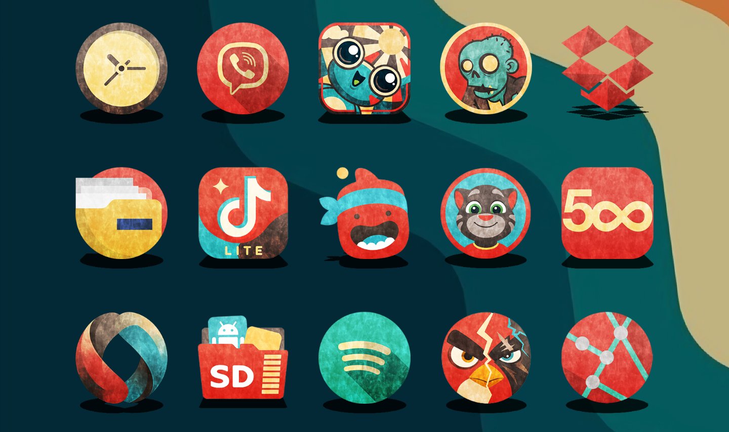 Retron-UI Icon Pack Android Screenshot 4
