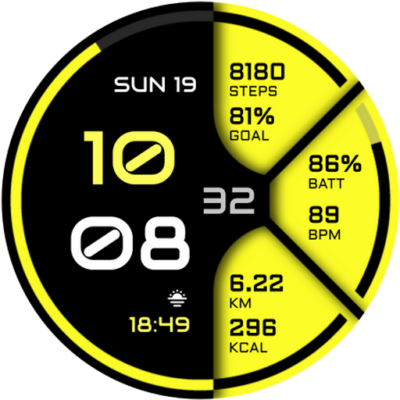 Run Watch Face Android Screenshot